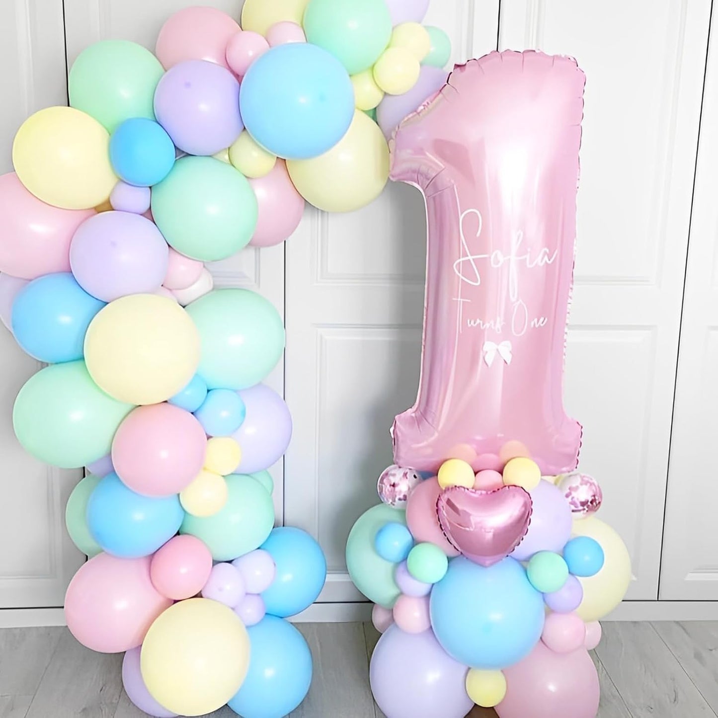 Voircoloria 110pcs Pastel Balloons - 12-Inch Macaron Latex for Weddings, Birthdays & Celebrations