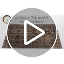 PureCozy Christmas Red 2x5 Low Pile Runner Rug - Vintage Oriental Style, Xmas L Variation