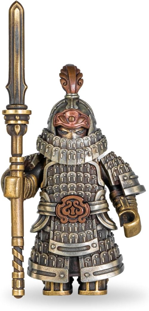 COPPERTIST.WU Jin Iron Soldier Figurine - Unique Home Decor Ornament for Living Room & Office