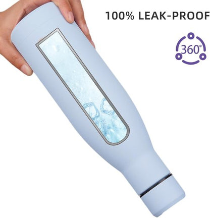 BJPKPK Insulated Water Bottle - 17oz Stainless Steel Thermal Design | Dishwasher Safe, Sky Blue