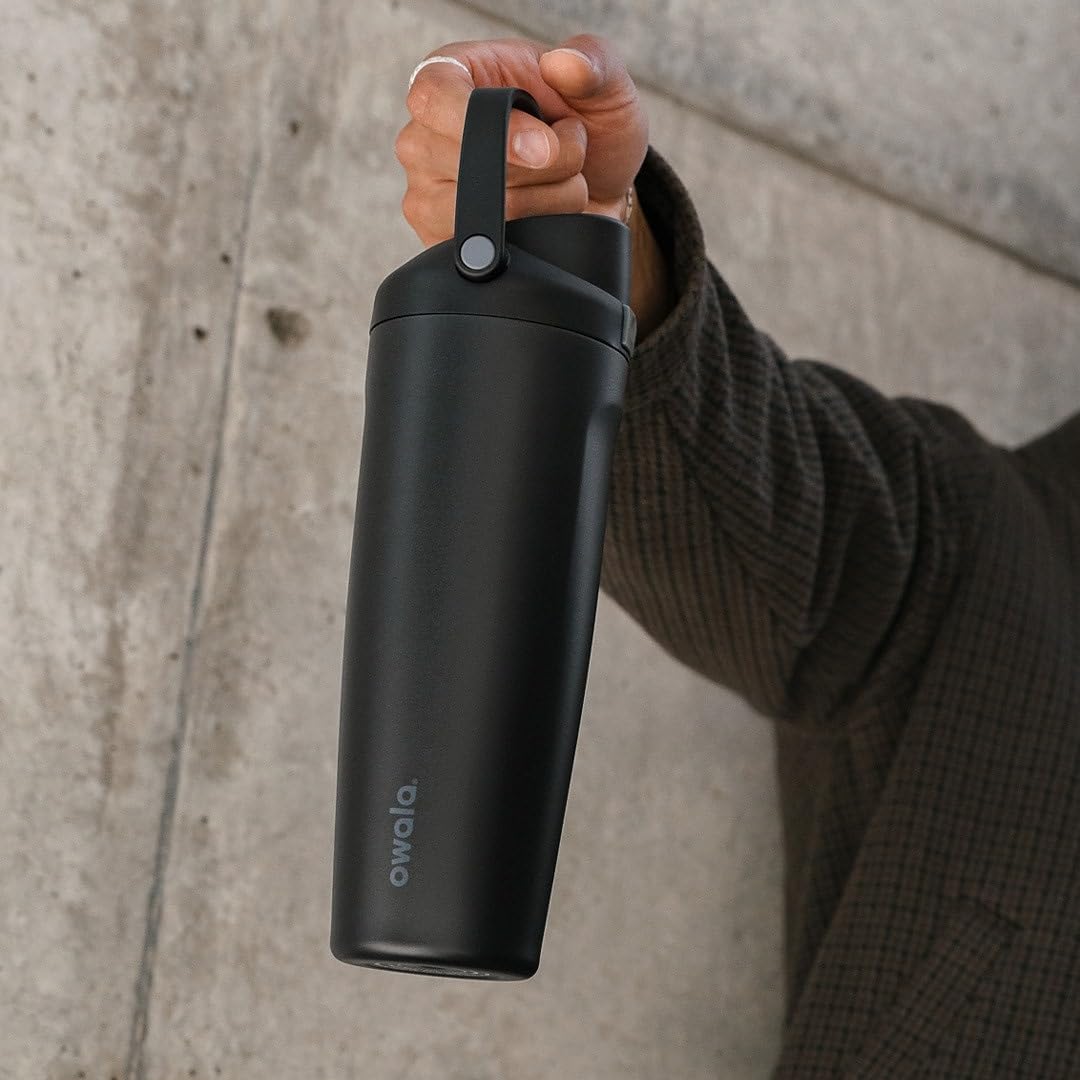 Owala FreeSip Sway Insulated Water Bottle - 30oz Stainless Steel with Two-Way Spout & Built-In Straw | BPA Free, Leak Proof, Ideal for Travel & Sports