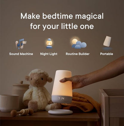 Hatch Rest+ Sound Machine - 2nd Gen Baby Night Light & Alarm Clock | Portable White Noise & Sleep Trainer