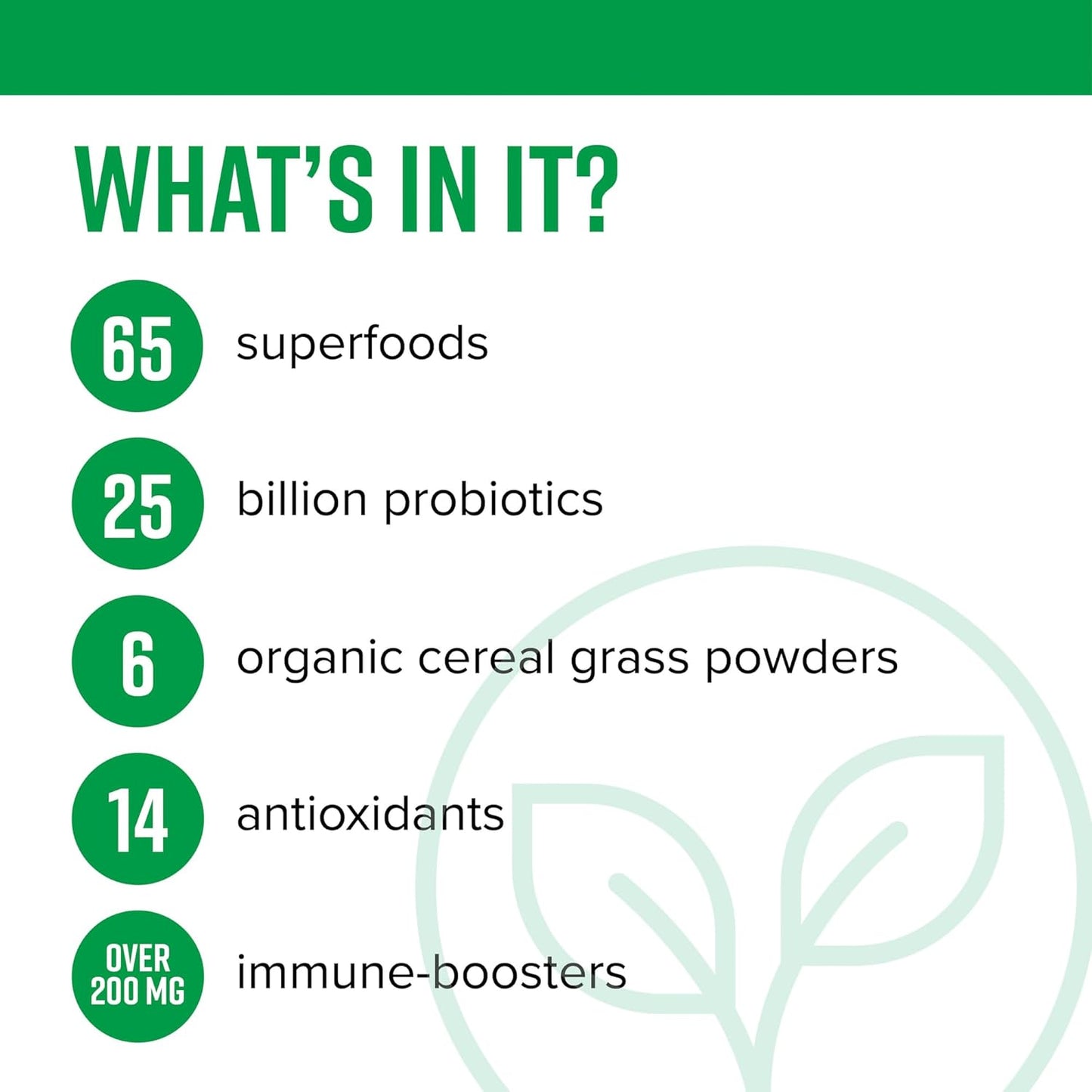 Vibrant Health Green Vibrance - Vegan Superfood Powder for Energy Boost | 60 Servings