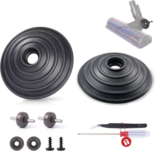 Dyson Replacement Ball Wheel & Soleplate Wheel - Compatible with V6, V7, V8, V10, V12 Models