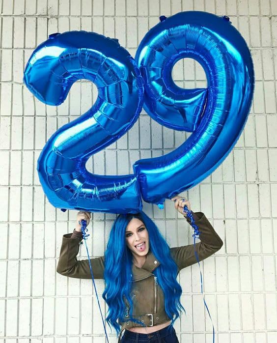Number 9 Balloon by [Brand Name] - 40 Inch Navy Blue Giant Birthday Decoration for All Ages