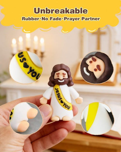 Little Jesus Figures - Religious Party Gifts for Christians | Bulk Easter Egg Stuffers (60 Count)