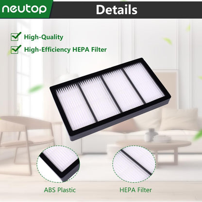 Neutop Replacement Filters for iRobot Roomba S9 Series | 8-Pack Compatible with S9, 9150, S9+ Plus, 9550