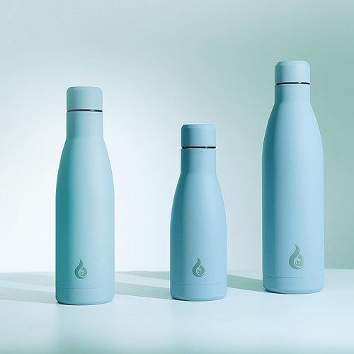 BJPKPK Insulated Water Bottle - 17oz Stainless Steel Thermal Design | Dishwasher Safe, Sky Blue