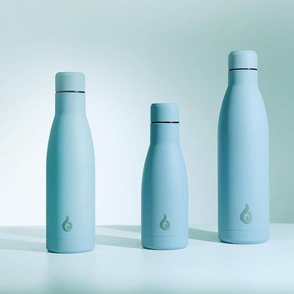 BJPKPK Insulated Water Bottle - 17oz Stainless Steel Thermal Design | Dishwasher Safe, Sky Blue