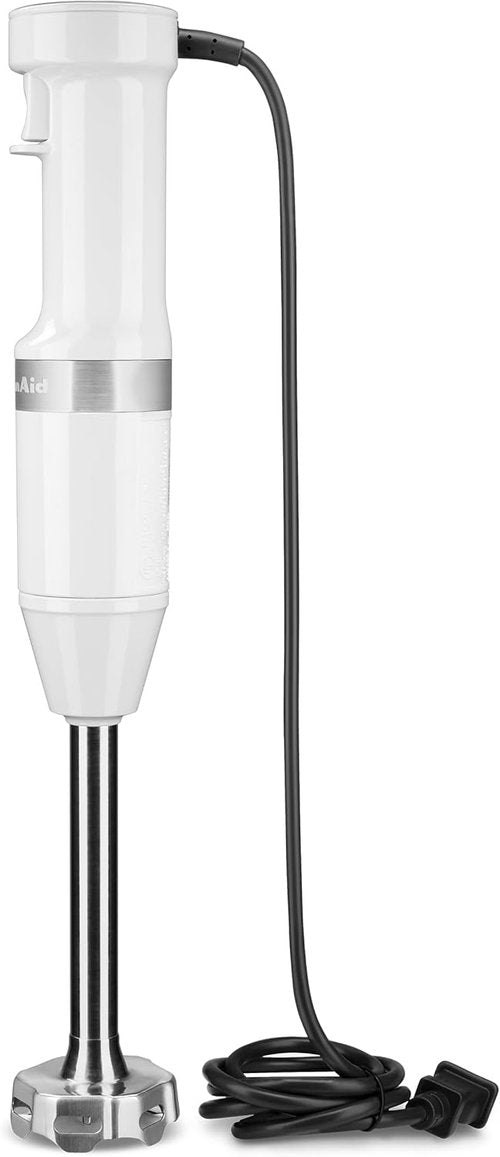 KitchenAid Hand Blender - Variable Speed with Accessories - White, KHBV83WH