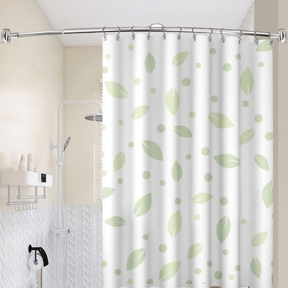 TOPROD Shower Curtain Hooks Rings, Double Sided Shower Curtain Hooks, Stainless Steel Shower Hooks Rust Proof for Bathroom Shower Curtain Rod Curtains, Free Gliding, Brushed Nickel, Set of 12