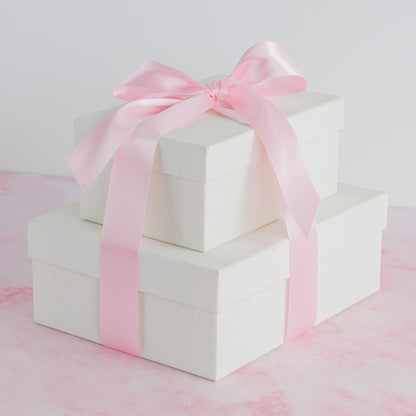 MEEDEE Pink Satin Ribbon - Luxurious Double-Faced 1.5-Inch Ribbon | 50 Yards for Crafts & Weddings