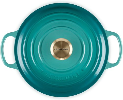 Le Creuset Enameled Cast Iron Dutch Oven - 4.5 Qt. | Signature Round Design in Riviera Color
