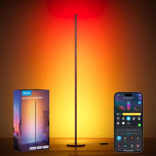 Govee RGBIC Floor Lamp - Smart LED Corner Lamp with Music Sync & 16 Million Colors | 1000lm Modern Design