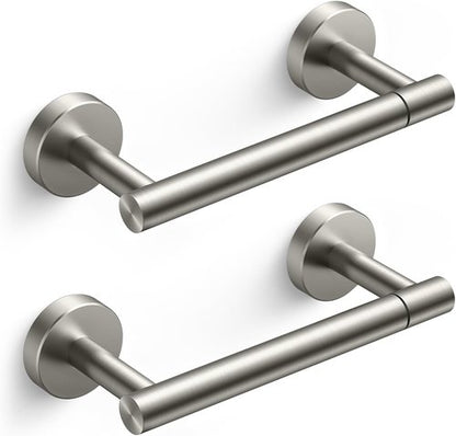 FORIOUS Toilet Paper Holder - Rustproof Double Post Pivoting Design | 2-Pack Stainless Steel Dispenser