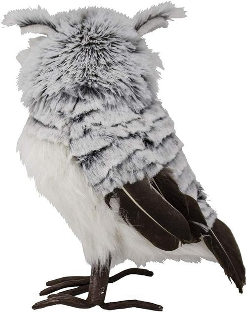 Kurt S. Adler 10-Inch Gray/White Owl Figurine - Charming Home Decor Accent