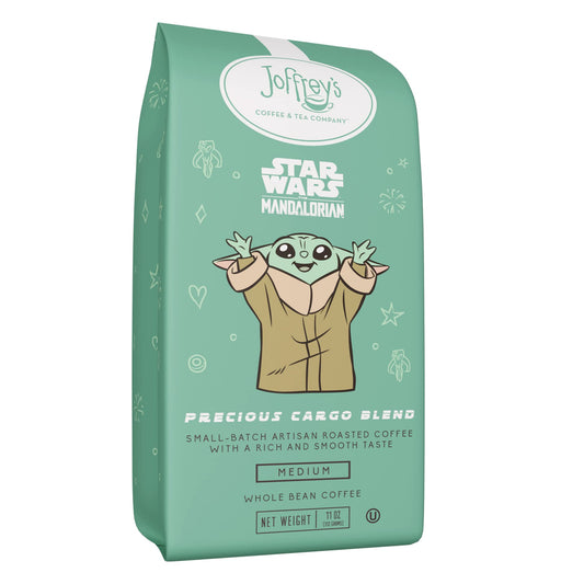 Joffrey's Coffee - Star Wars The Mandalorian - Precious Cargo Blend, Star Wars Licensed Coffee Collection, Artisan Medium Roast, Rich & Smooth Taste, Brew or French Press (Whole Bean, 11oz)