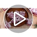 Pink Glitter Christmas Ball Ornaments Set - 12 Pack with Bow - Holiday Decor
