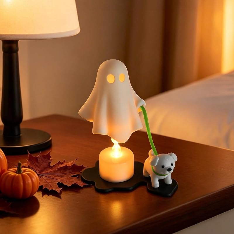 Halloween Ghost Walking Dog LED Light - Cute Funny Night Light (Style 3)