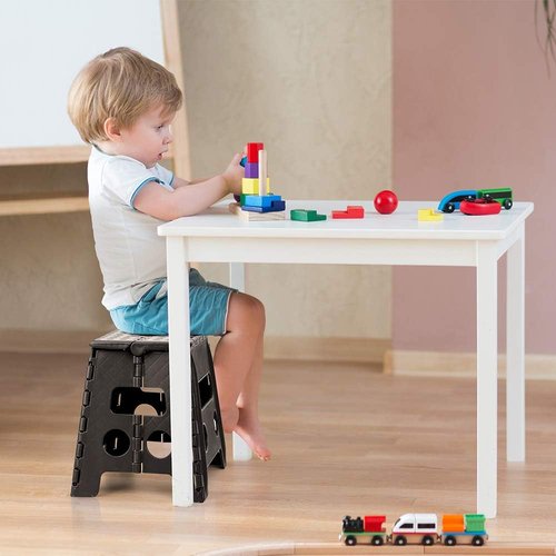 ACSTEP Folding Step Stool - Premium Heavy Duty 13-Inch Foldable Stool for Adults | Black