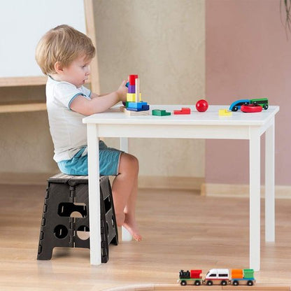 ACSTEP Folding Step Stool - Premium Heavy Duty 13-Inch Foldable Stool for Adults | Black