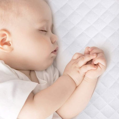 Jimglo Waterproof Bassinet Mattress Pad Cover - Ultra Soft & Breathable | 2 Pack for Easy Care