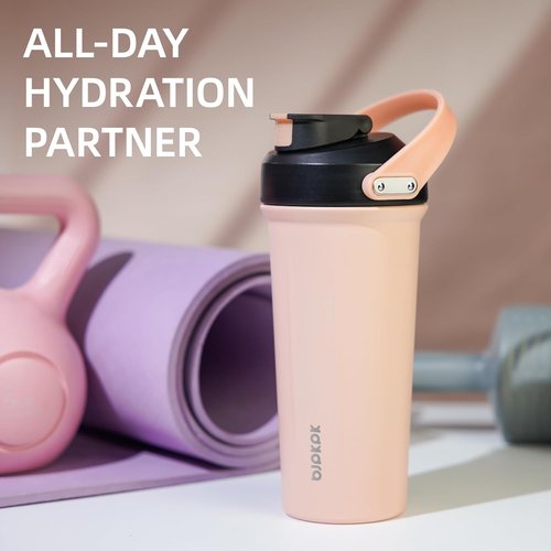 BJPKPK 25 oz Insulated Tumbler - Stainless Steel Protein Shaker Water Bottle | Forest Green