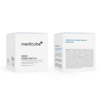 Medicube Toner Pads Zero Pore Pad 2.0 - Dual-Textured Exfoliating Facial Pads with AHA & BHA | 70 Pads