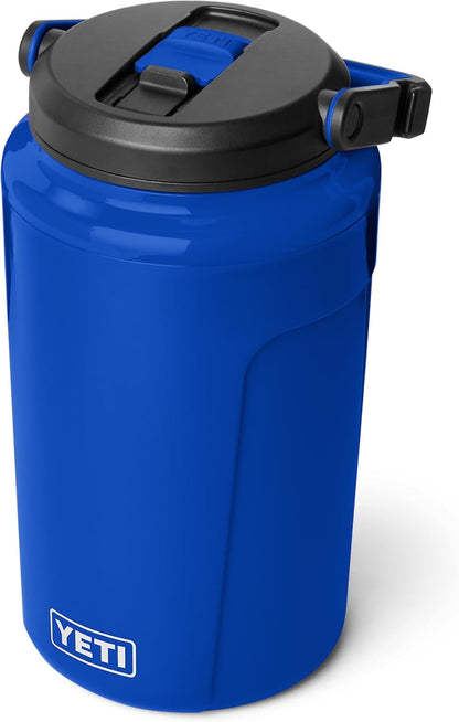 YETI Silo Half Gallon Insulated Water Jug - Leakproof Sports Bottle with Straw Cap & Fence Hook - Ice-Cold Drinks, Royal Blue