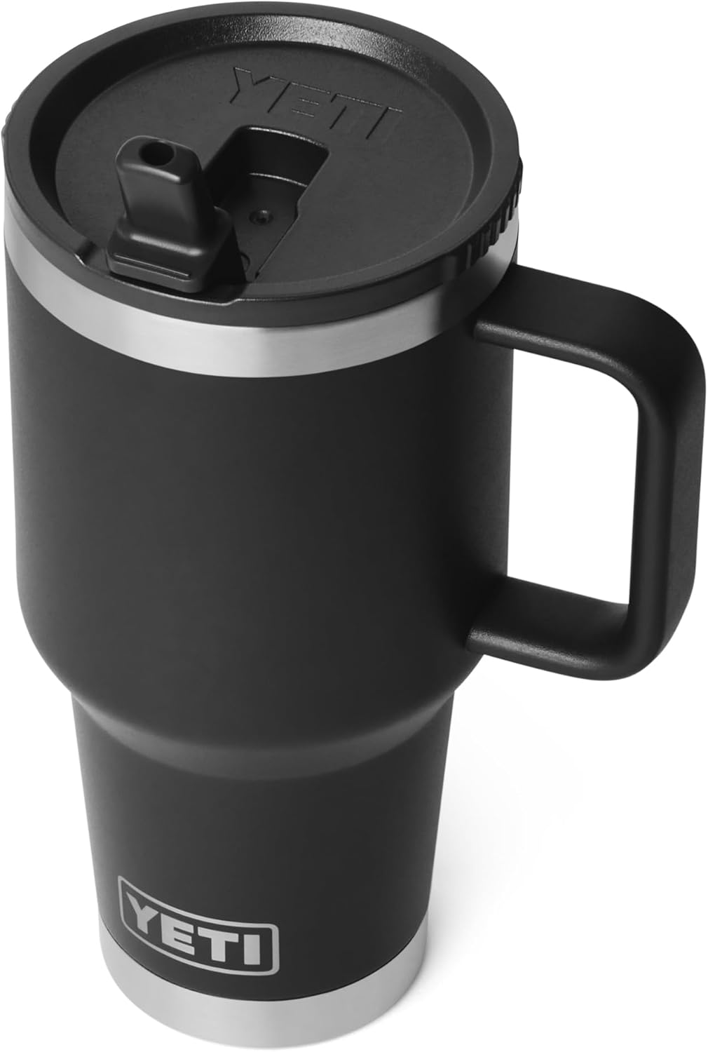 YETI Rambler 30 oz Travel Mug - Stainless Steel, Vacuum Insulated, Leakproof & Cup Holder Friendly