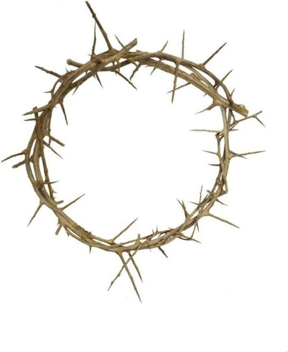 Bethlehem Gifts TM Crown of Thorns | Authentic Life-Size Jerusalem Design (4-6" Diameter)