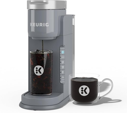 Keurig K-Iced Coffee Maker - Single Serve Iced Coffee Machine with Hot & Cold Brewing | Gray