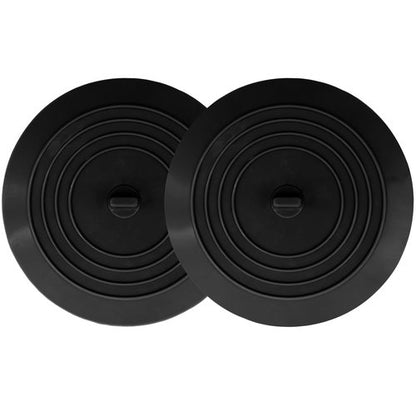 V-TOP Bathtub Drain Stopper 2 Pack, 5 inches Silicone Tub Stopper Shower Drain Cover, Bath Tub Plug Hair Stopper,Universal Flat Suction Renter Friendly Bath Accessories