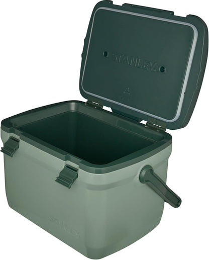 Stanley Adventure Outdoor Cooler 16 Qt - Heavy Duty Camping Ice Chest with Easy Carry Handle | 36-Hour Cooling | BPA-Free | Stanley Green