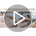 Full Montessori Toddler Bed with Removable Guardrails and Low Upholstered Frame - Variant: Full
