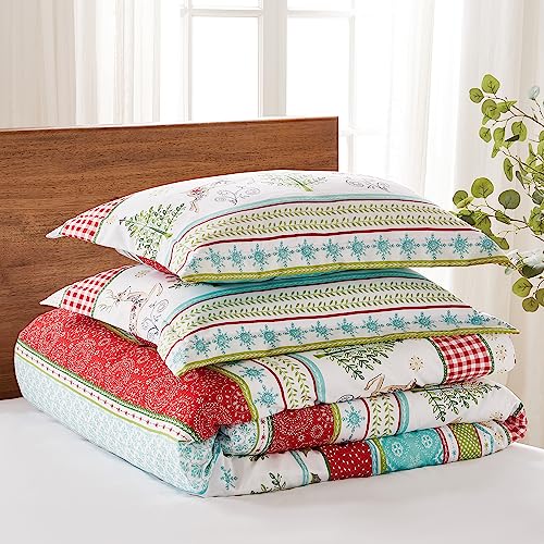 King Holiday Comforter Set with Deer & Christmas Trees - Merry & Bright Collection