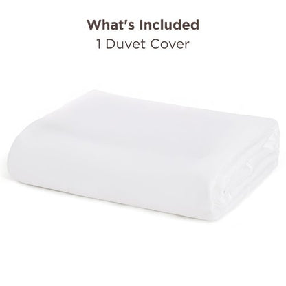 Bedsure Duvet Cover California King Size - Only Includes 1 Duvet Cover (104"x98"), Hotel Luxury Soft Double Brushed All Season Bedding, Zipper Closure, White (No Comforter, No Pillow Shams)