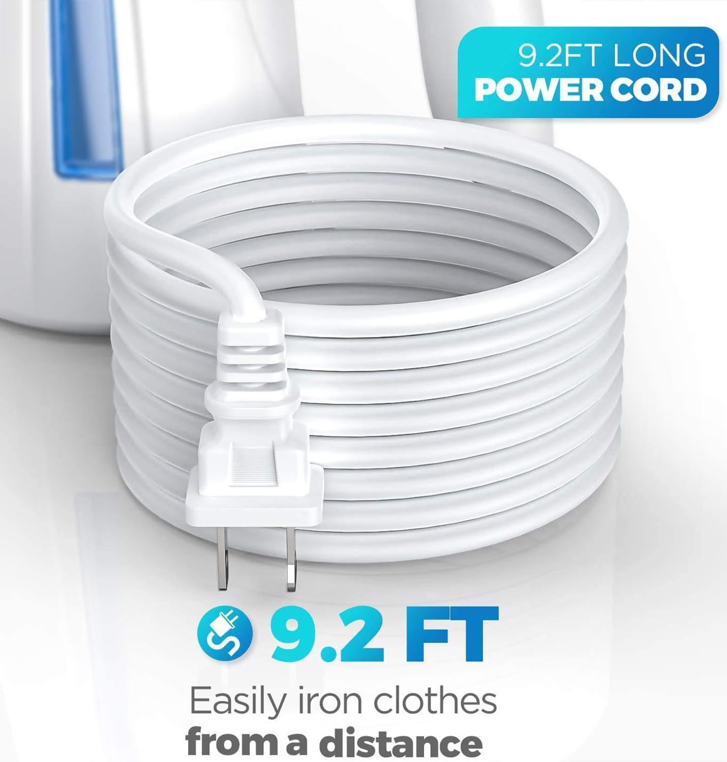 OGHom Handheld Clothing Steamer - 700W Portable Travel Iron with 240ml Capacity (Blue)