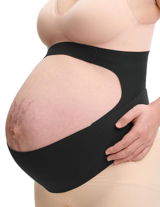 Momcozy Pregnancy Belly Band - CozySupport Ergonomic Maternity Belt for Back & Abdomen Relief