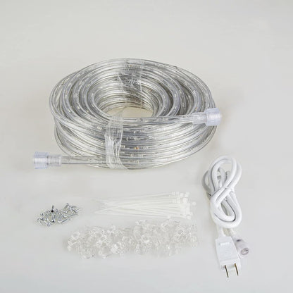 Skiennix 50ft LED Rope Lights - 540 Warm White LEDs, Waterproof, Indoor/Outdoor Use | Perfect for Backyards