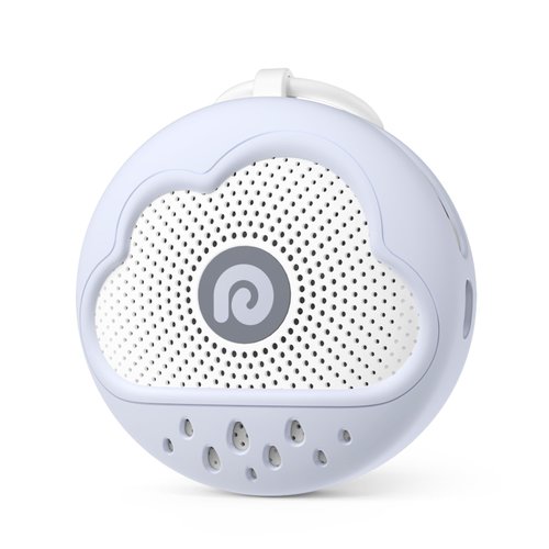Dreamegg White Noise Machine - Portable Sound Machine Baby with Safe Silicone Cover, Features Powerful Battery, 21 Soothing Sound, Noise Canceling for Sleeping, Baby Registry Gift, Nursery(Blue)