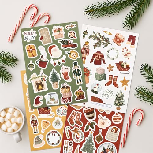 Christmas Stickers for Kids - Large Set of 400 Holiday Decorations - Variation of THIS listing