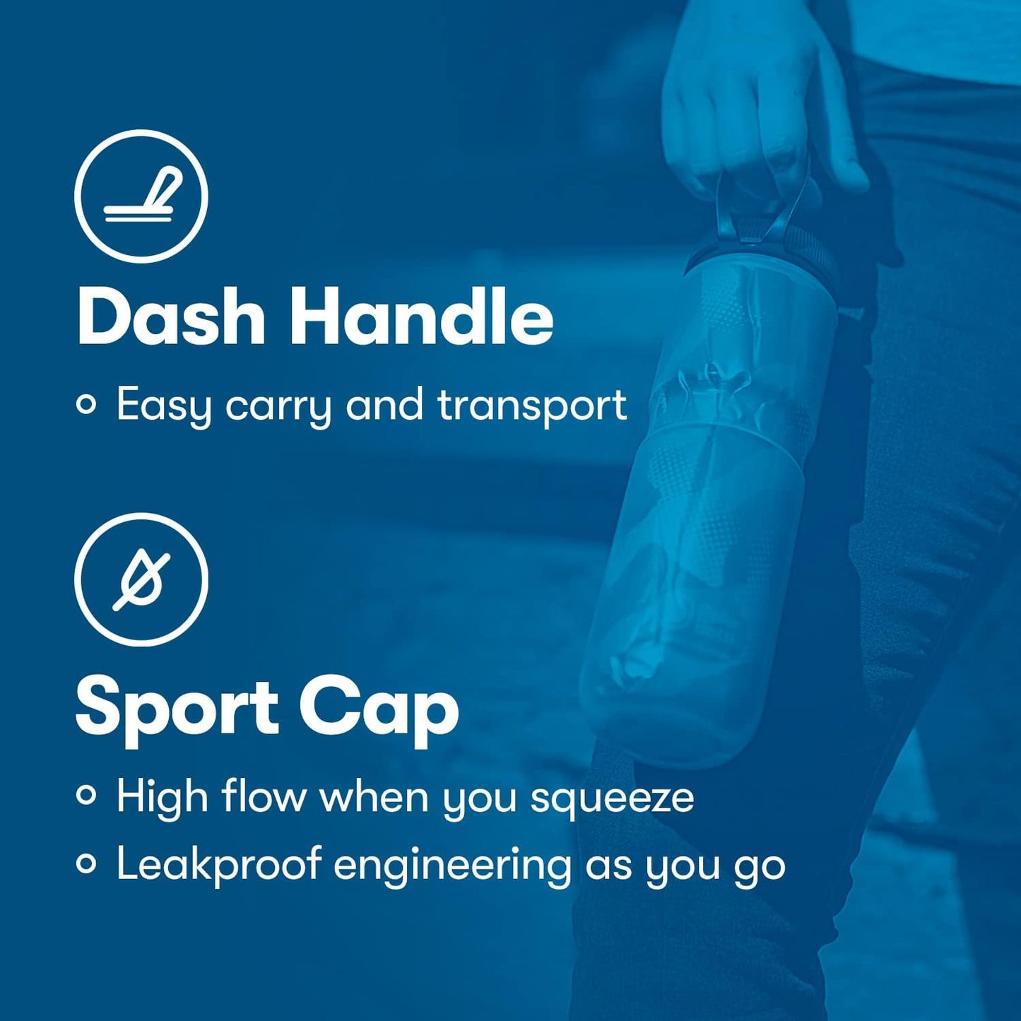 Polar Bottle Sport Insulated Water Bottle - Keeps Water Cooler 2X Longer | BPA-Free, Leak-Proof Design for Sports & Biking