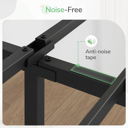 Novilla Twin Bed Frame, 14 Inch Metal Platform Bed Frame Twin Size No Box Spring Needed, Heavy Duty Steel Slat Support, Easy Assembly