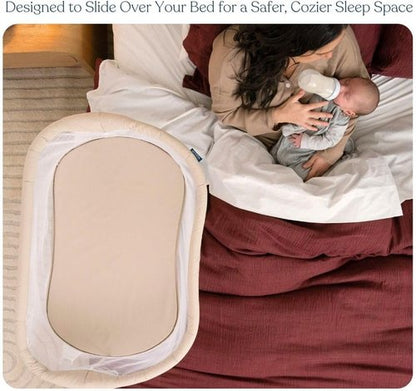 HALO BassiNest Lite – Breathable Baby Bassinet with Mesh Walls for Airflow | Portable & Lightweight Design