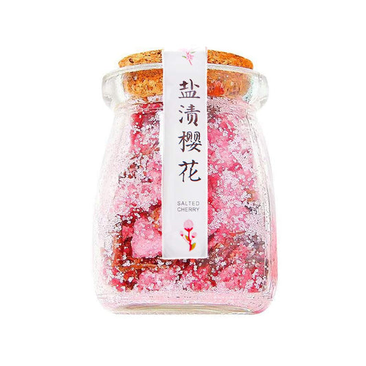 REN XIN CHANG Sakura Cherry Blossom Tea 80g/2.82oz - Salt-Pickled Cherry Blossoms Birthday Gift Idea for Her, Wife, Girlfriend, Women, Teacher, Co-worker