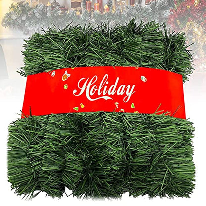 50 Ft Artificial Christmas Garland for Indoor & Outdoor Holiday Decor - Greenery Wreath