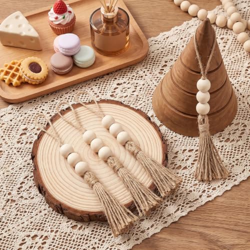 Bead Garland Tassel Decor Set for Crafts Rustic Boho Home & Holiday