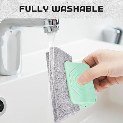 Magic Window Track Cleaner, 2025 Upgraded Handheld Cleaning Brush Set, for Window Slides Grooves, Tile Grout Lines, Shutter Slats, Car AC Vents & Narrow Gaps (Mix 3PCS)