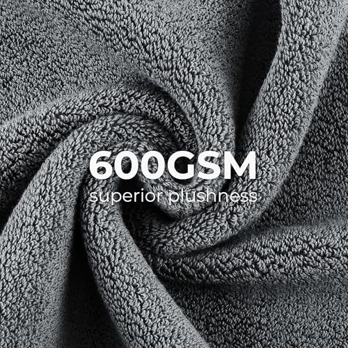 Premium 100% Cotton Spa Towel Set - Breathable, Ultra-Plush 600 GSM
